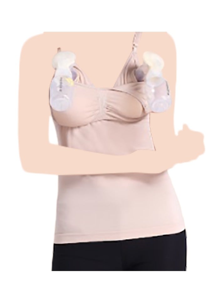 Blooming Blossom - Nursing Top - Nude_XXL