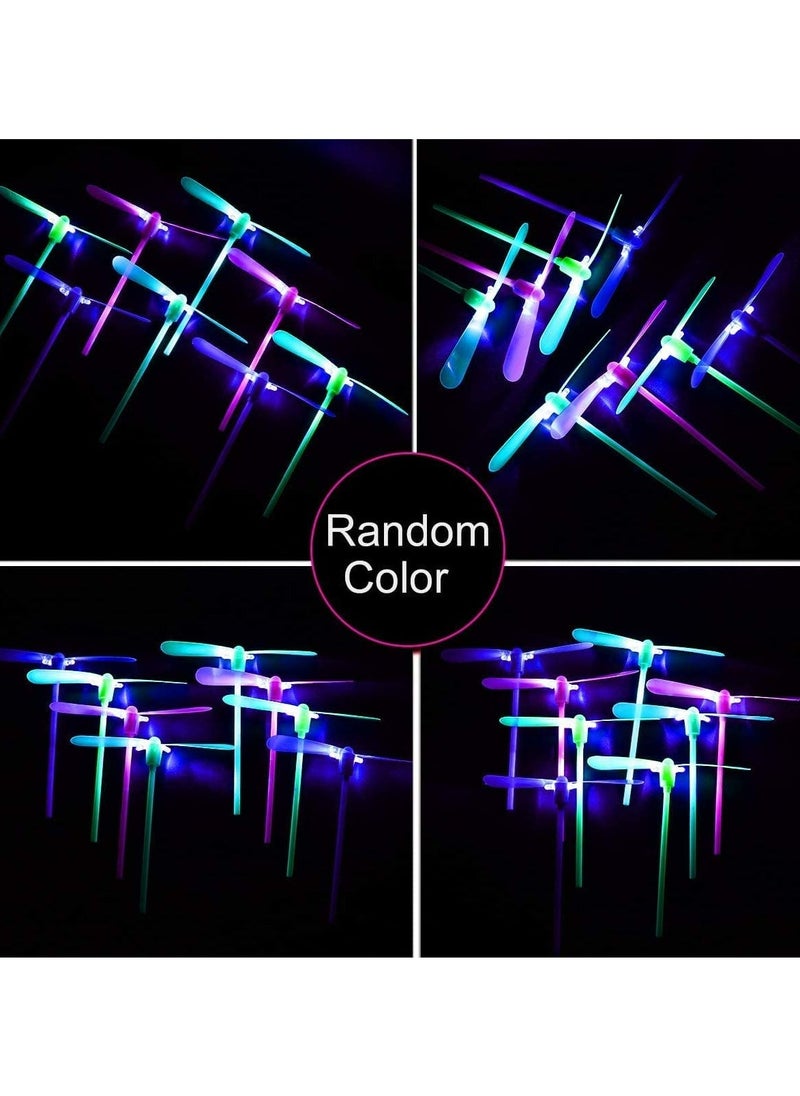 Helicopter Flying Toys 25Pcs Luminous Bamboo Dragonfly Bamboo Dragonflies for Kids Flying Bamboo Dragonfly Bamboo Dragonfly Toys Bamboo Dragonfly Shaped Toys Outdoor Toy for Kids Party Gift