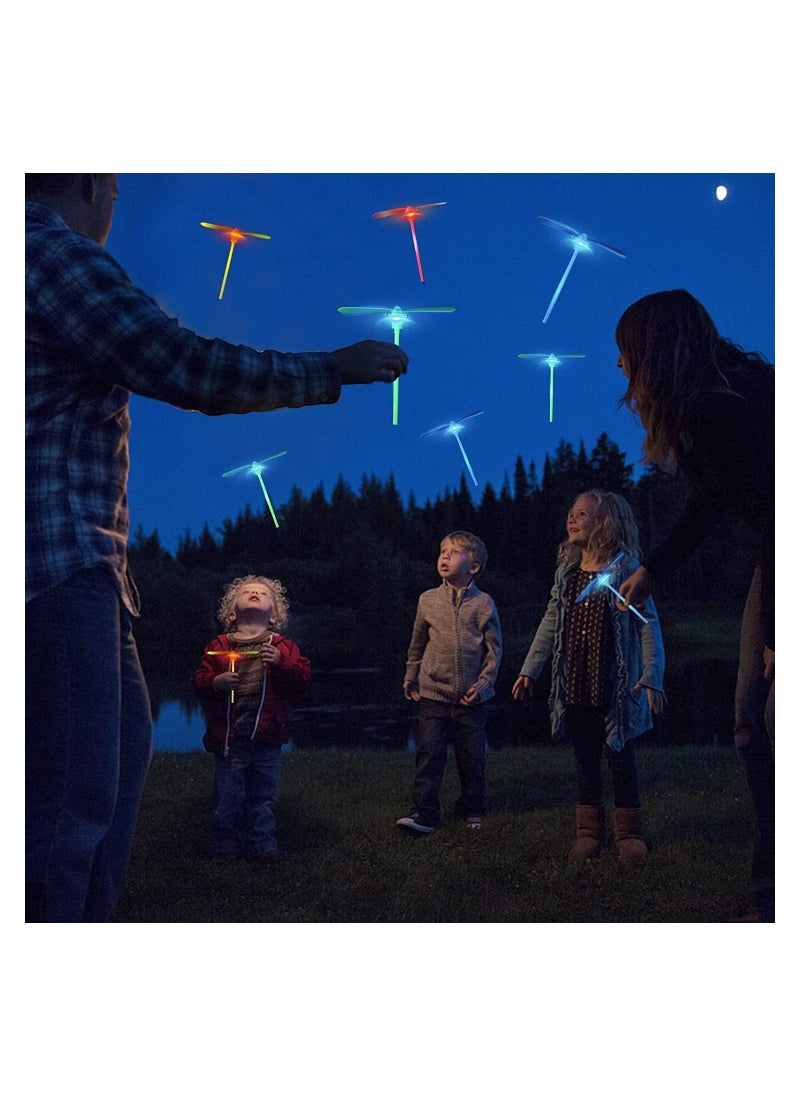 Helicopter Flying Toys 25Pcs Luminous Bamboo Dragonfly Bamboo Dragonflies for Kids Flying Bamboo Dragonfly Bamboo Dragonfly Toys Bamboo Dragonfly Shaped Toys Outdoor Toy for Kids Party Gift