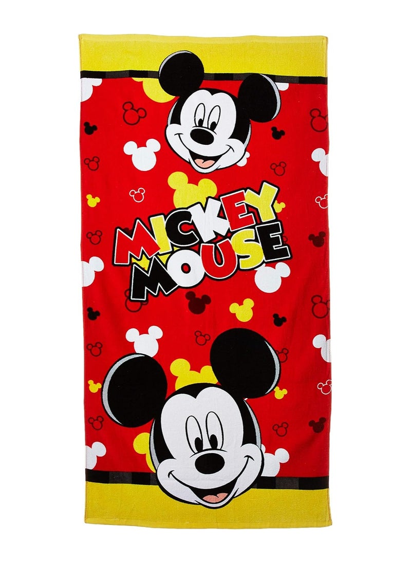 Disney Mickey - Kids Beach Set (Button Bag, Sunglass, Towel and Cap)