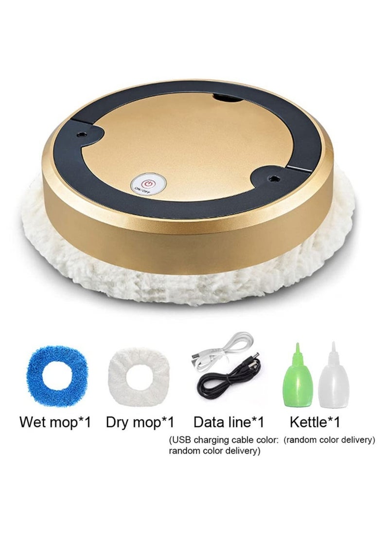 Robot Vacuum Cleaner, USB Rechargeable Dry Wet Smart Automatic Sweeper with 3000 Rpm Powerful Motor 120 Minutes Long Running Time