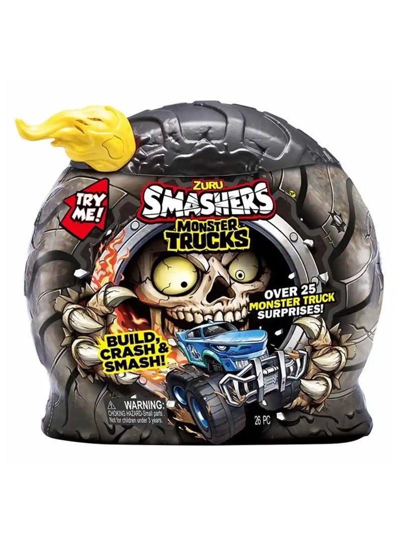 Smashers Monster Truck Surprise S1 Playset | Unbox, Smash & Discover Monster Fun Inside!