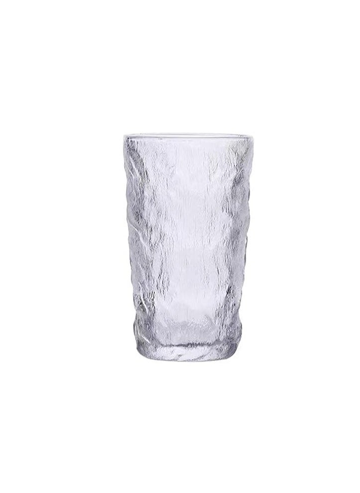 MAAC Home Set of 4 Elegant Artisanal Highball Glass for Cocktails| Elegant Durable and Classic design Perfect for Family Everyday Use, and Family Get- Together, Restaurant, Banquet and More