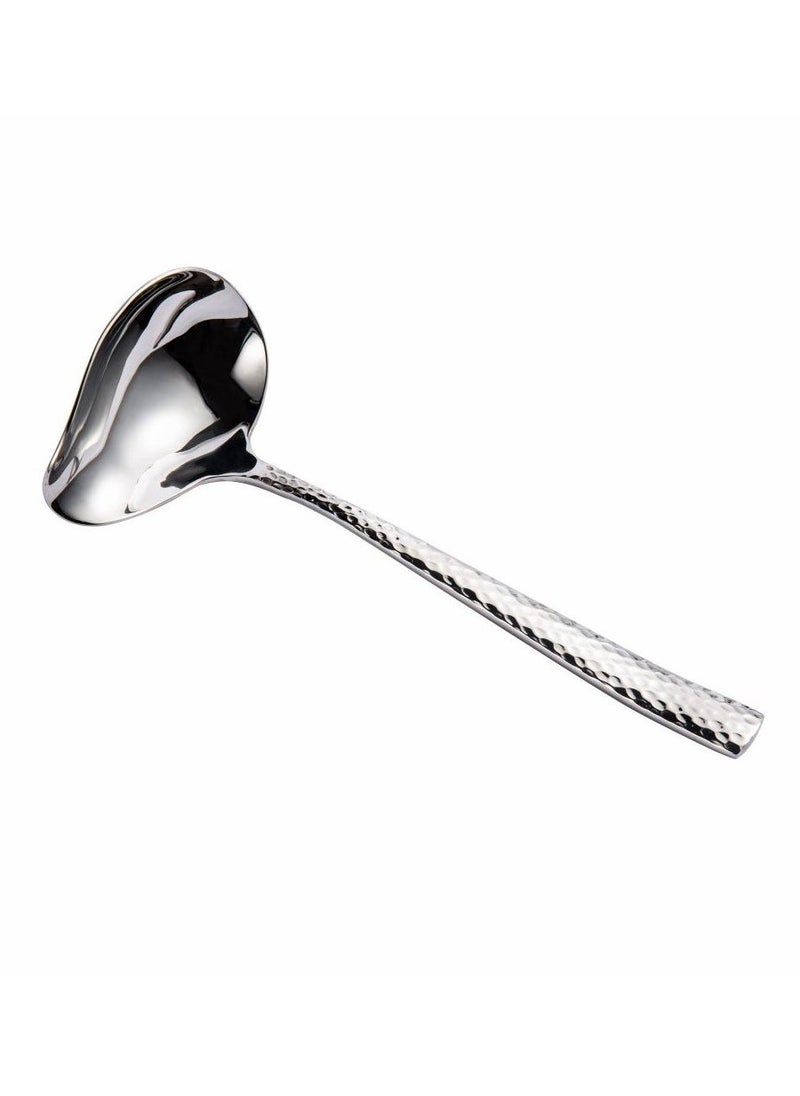 Sauce Ladle With Pouring Spout,Small Ladle Gravy Ladle Drizzle Spoon 18/10 Stainless Steel Saucier Sauce Soup Spoon for Spooning Gravies and Sauces