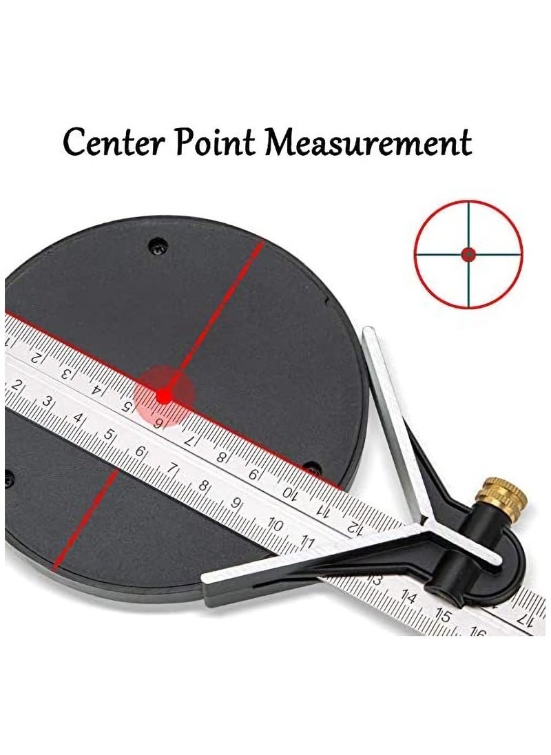 Combination Angle Ruler, 300MM Combination Square Angle Ruler Stainless Steel Multi Function Measuring Tool About 0.35Kg