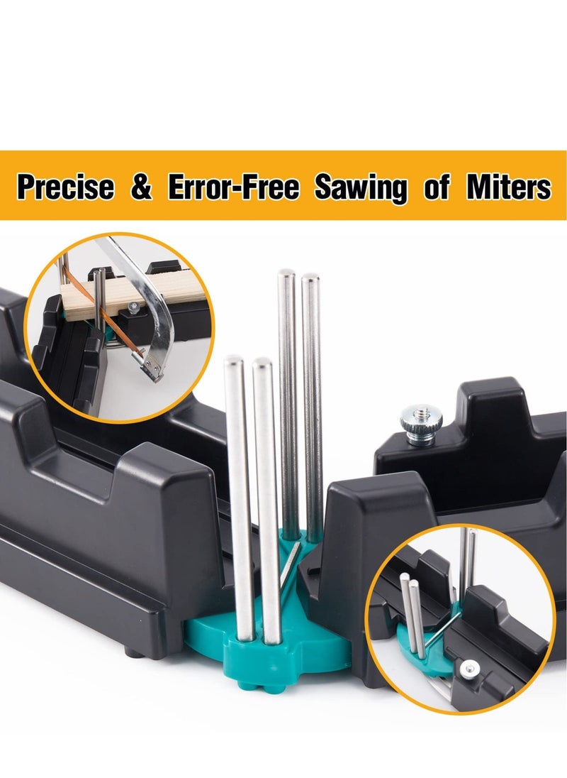 2 in 1 Mitre Measuring Cutting Tool Measuring and Sawing Mitre Angles Cutting Tool Precise Miter Saw Protractor 85-180° Bevels Cutting Tool Miter Gauge Woodworking Tool