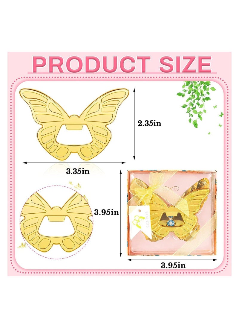 Butterfly Bottle Opener 5 Pcs Wedding Favors Party Favors with Exquisite Packaging Box Wedding Gifts For Guests Wedding Baby Shower Souvenirs Party Supplies Creative Wedding Gift