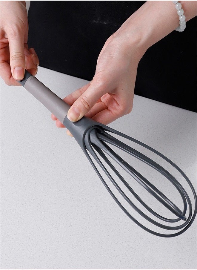 Twist Whisk 2 in 1 flat and Collapsible balloon whisk Suitable for non stick cookware