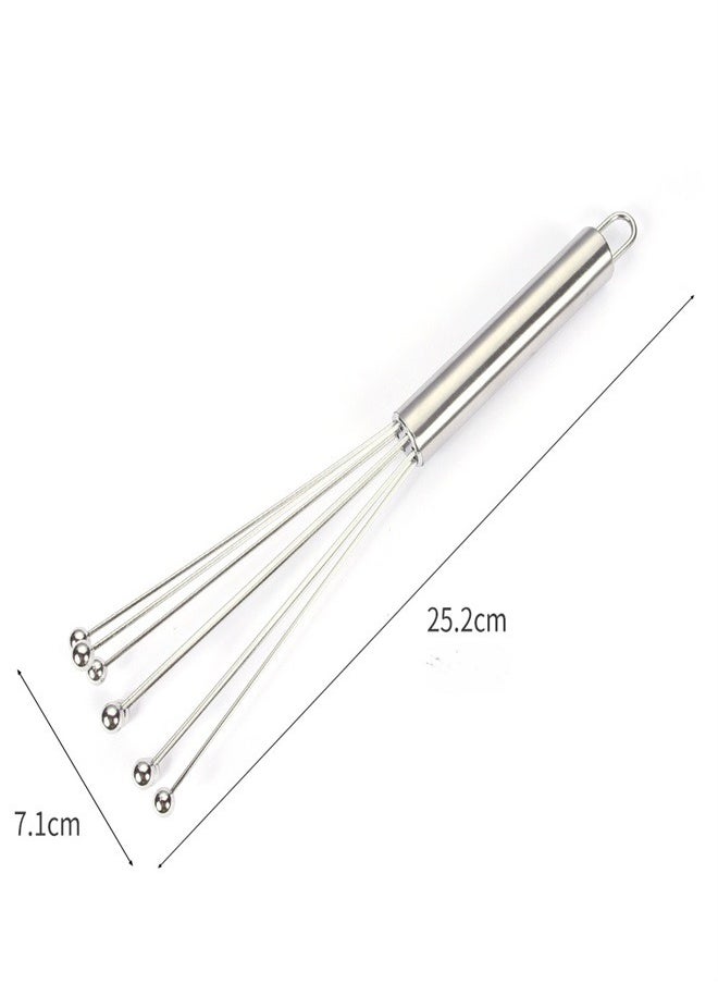 Whisks for Cooking Stainless Steel Ball Whisk Wire Egg Whisk Kitchen Whisks for Cooking Blending Whisking Beating Stirring Blender for Sauces Eggs Cream