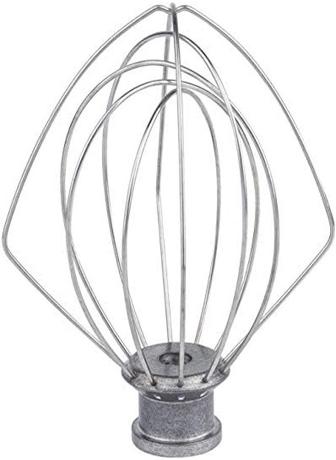 Stainless steel Wire Whip Attachment Compatible with KitchenAid Tilt Head Stand Mixer Accessory K45WW Replacement Egg Cream Stirrer Whipping Egg White Cakes Mayonnaise Whisk