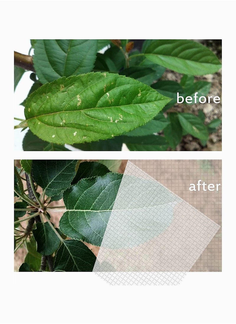 Plant Net Bags, with Adjustable Drawstring Birds Netting Fruit Bags for Protectin Plants and Fruit Trees Flowers Garden Netting for Pest Barrier Bag Deer 4 Pieces