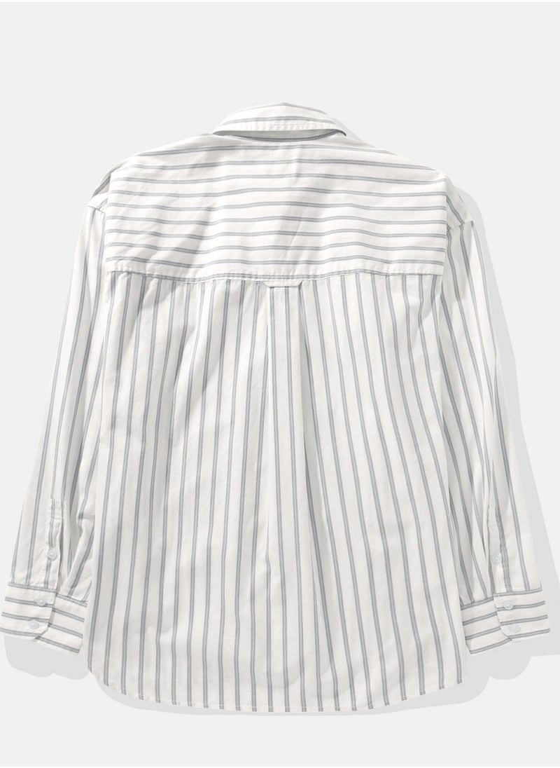 AE Oversized Perfect Button-Up Shirt