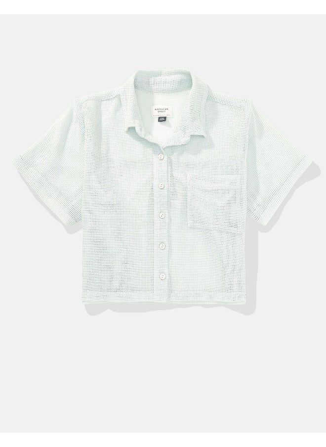 AE Cropped Cabana Shirt