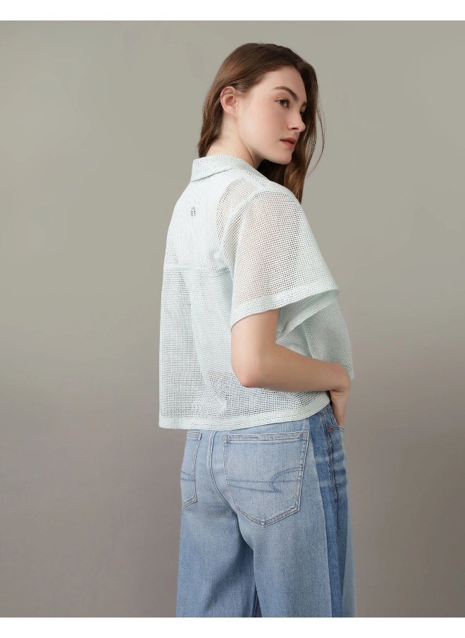 AE Cropped Cabana Shirt