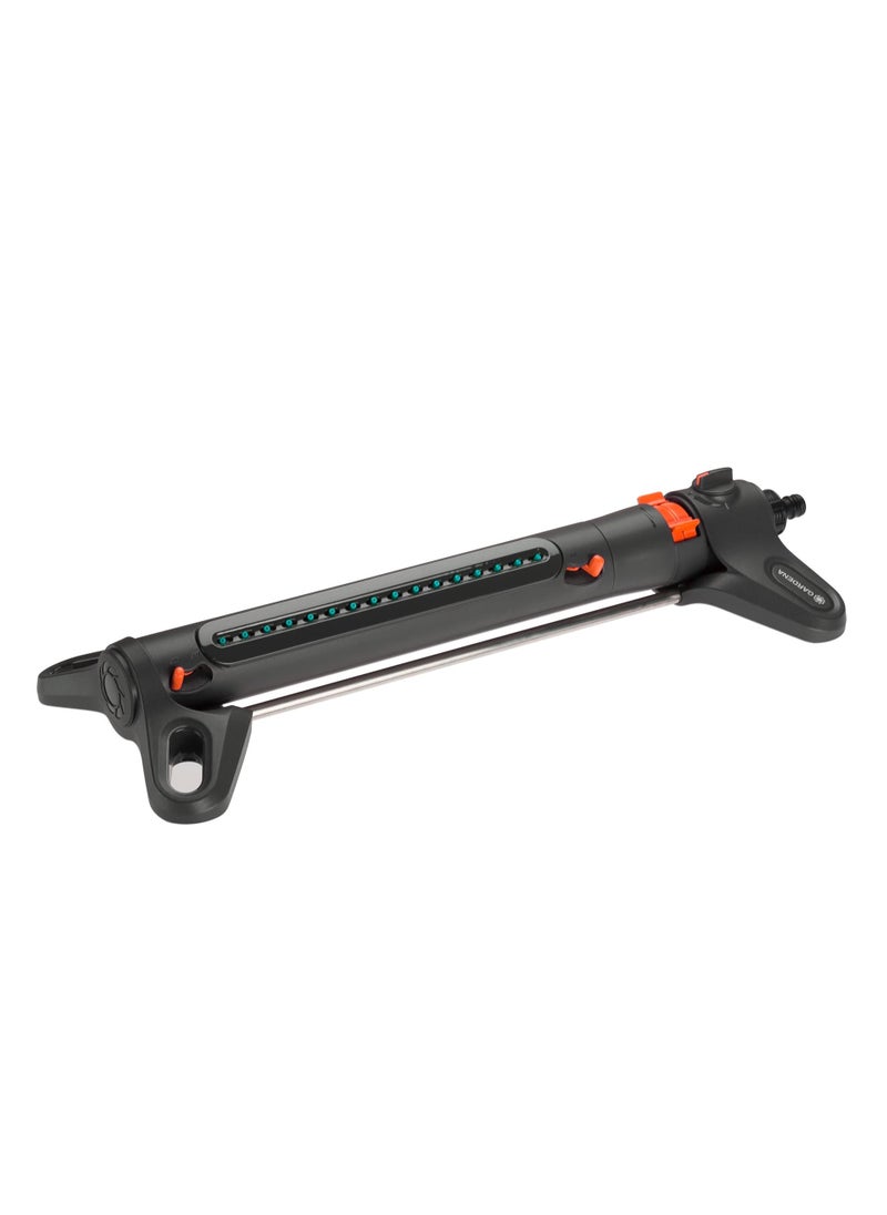 Aqua Zoom Oscillating Sprinkler Grey/Orange 6 x 18.5 x 3.5inch