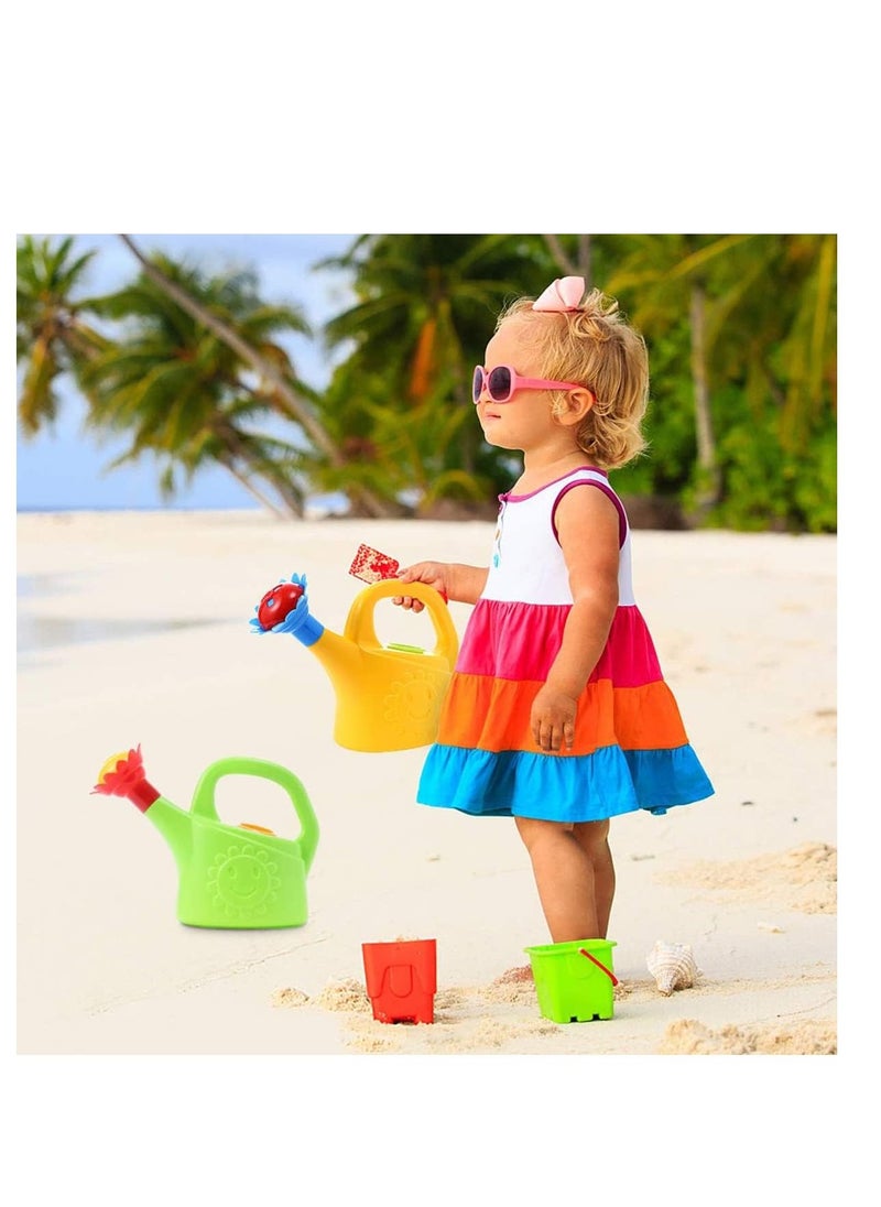 Chicken Watering Cans Plastic Watering Can Home Garden Watering Can Kids Beach Watering Can Toys 2 Pieces Random Color