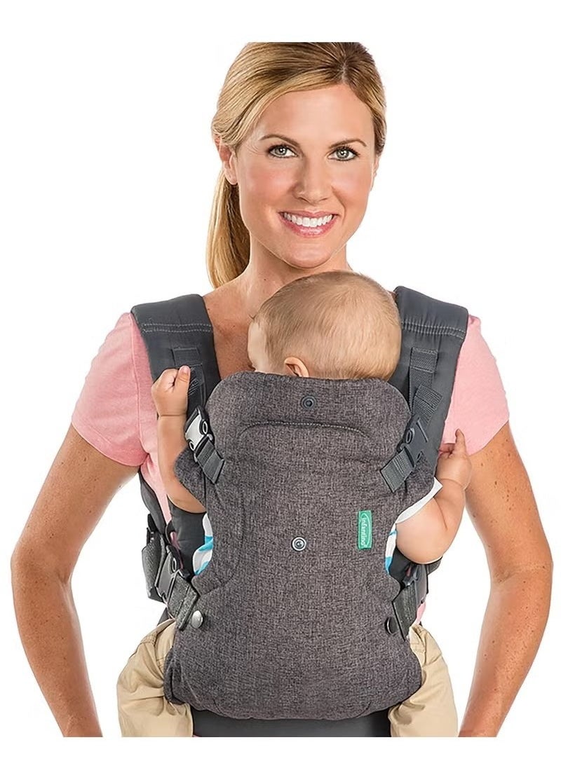 4-In-1 Convertible Baby Carrier - Grey