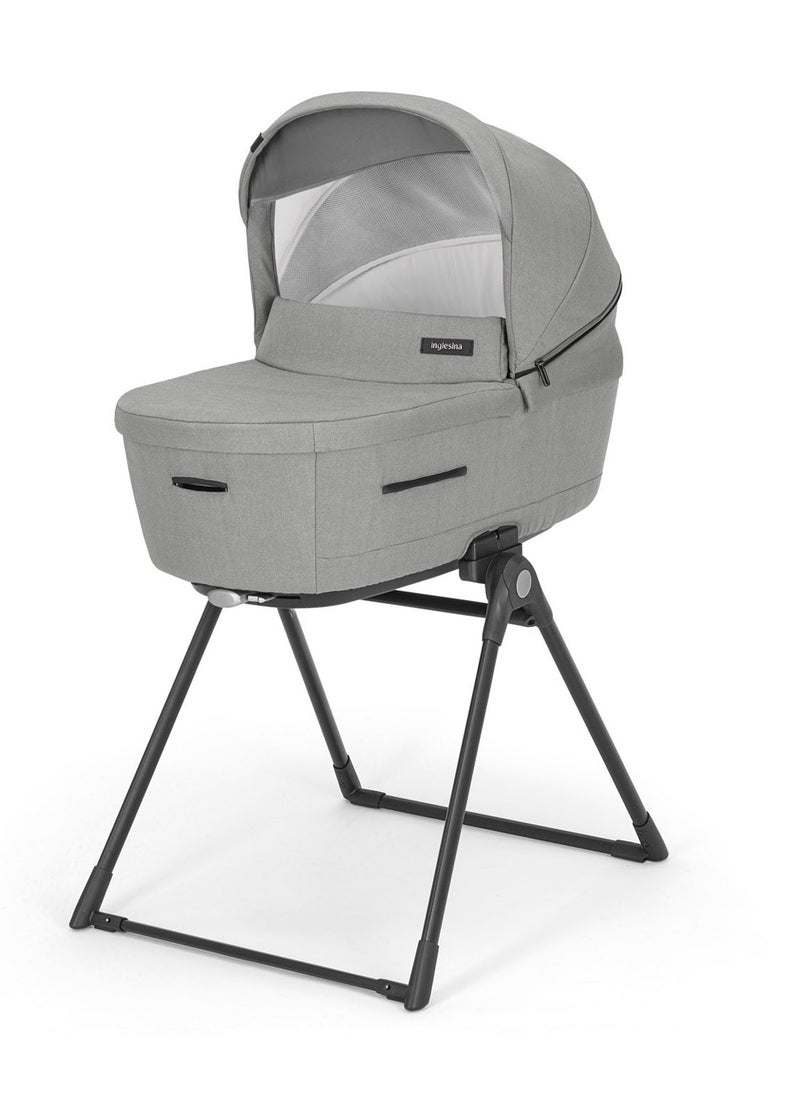 Inglesina Aptica Full Set Bassinet+Seat Unit+Car Seat+Standup  (SATIN GREY)