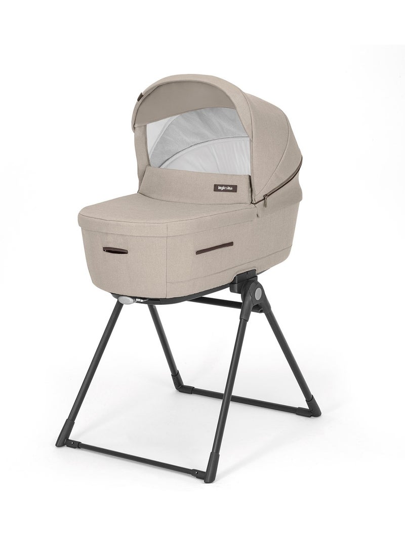 Inglesina Aptica Full Set Bassinet+Seat Unit+Car Seat+Standup  (PASHMINA BEIGE)