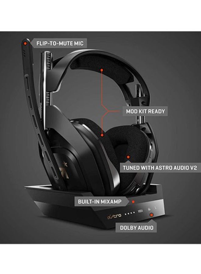 A50 Wireless Over-Ear Headset With Microphone