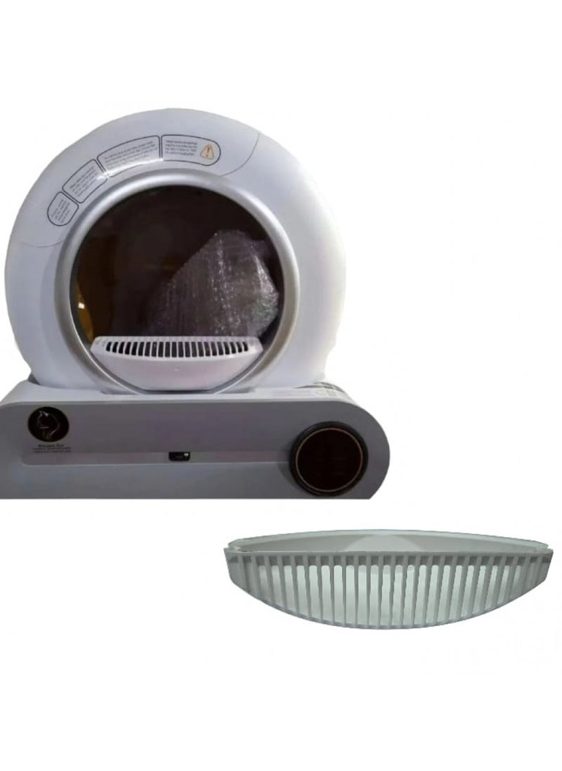 Automatic Cat Litter Box Accessories, Door Bottom Bin, Ventilation Screen Filter.