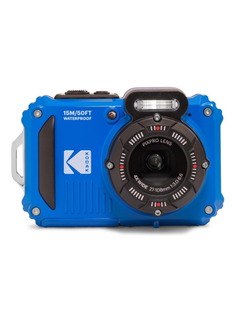 KODAK PIXPRO WPZ2 Rugged Waterproof Shockproof Dustproof WiFi Digital Camera 16MP 4X Optical Zoom 1080P Full HD Video Vlogging Camera 2.7