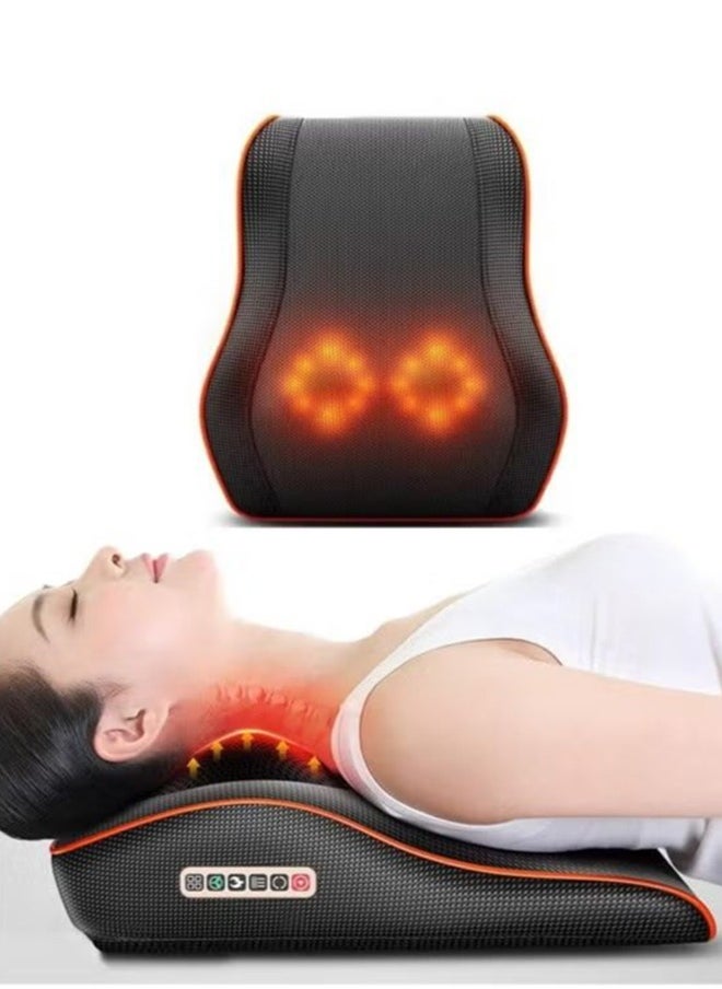 3-in-1 shoulder and neck massager with heating to relieve fatigue and relax the body black