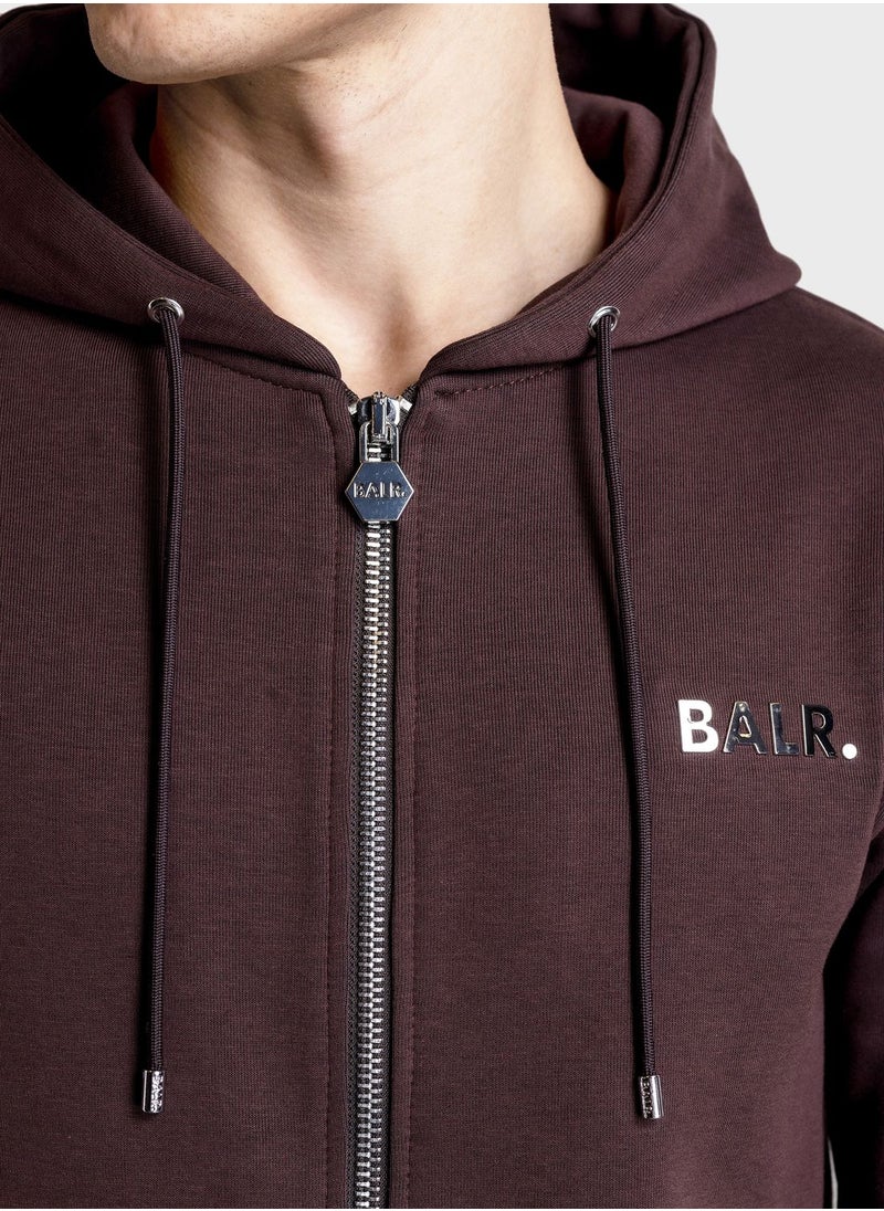 Q-Series Straight Zip Thru Hoodie Renewed