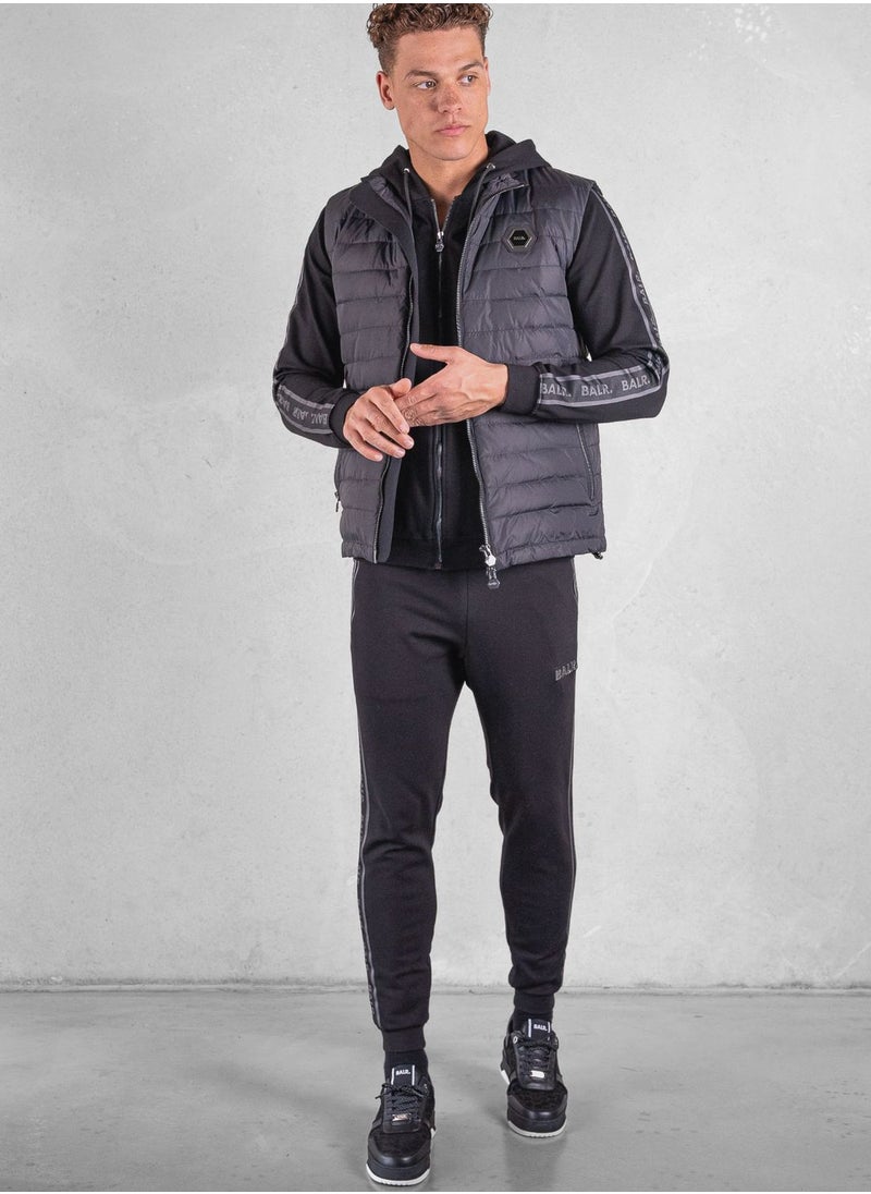 Q-Tape Zip Through Hoodie