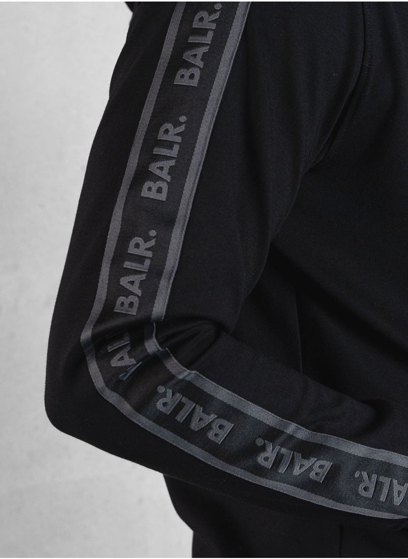 Q-Tape Zip Through Hoodie