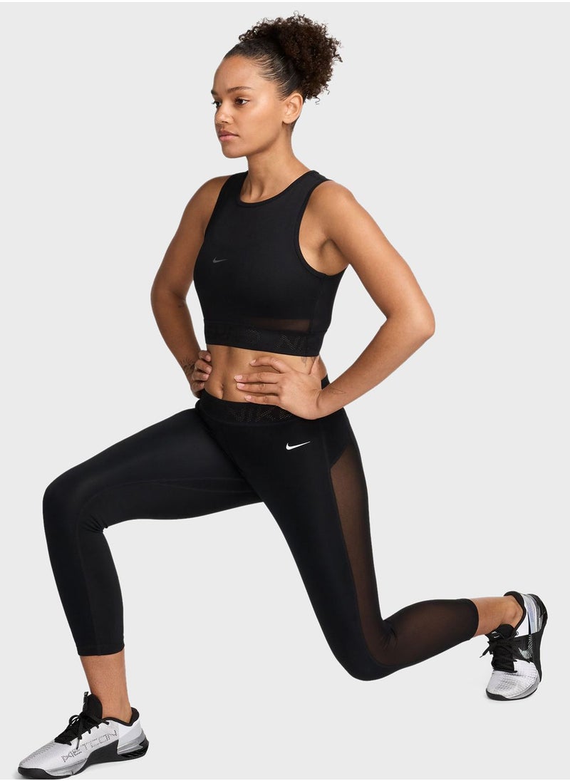 7/8 Mid Rise Dri-Fit Mesh Tights