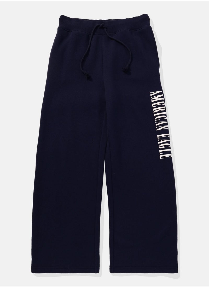 AE Graphic Wide-Leg Sweatpant