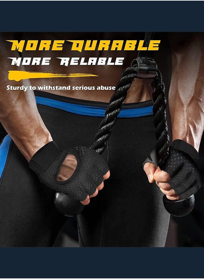 Breathable Sweat-Absorbent Multifunctional Non-Slip Fitness Gloves, Comfortable and Wear-Resistant Velcro Gloves