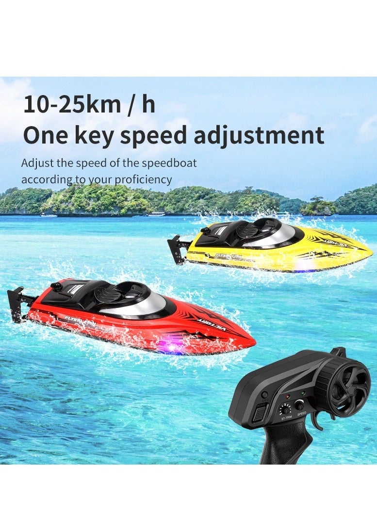 Fast Speed RC Boat 20+MPH Electric Racing Boat Hobby RTR Adults Kids Outdoor Toy