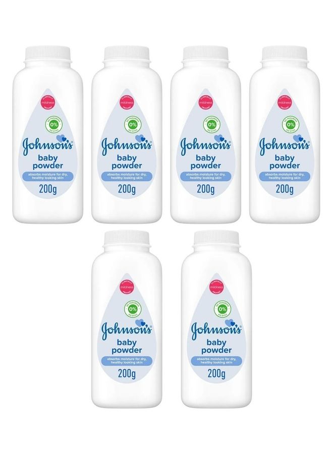 Pack Of 6 Baby Powder