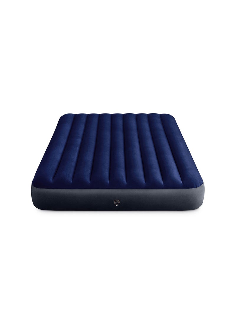 Queen Dura-Beam Classic Downy Airbed W/ Hand Pump 152X203X25cm