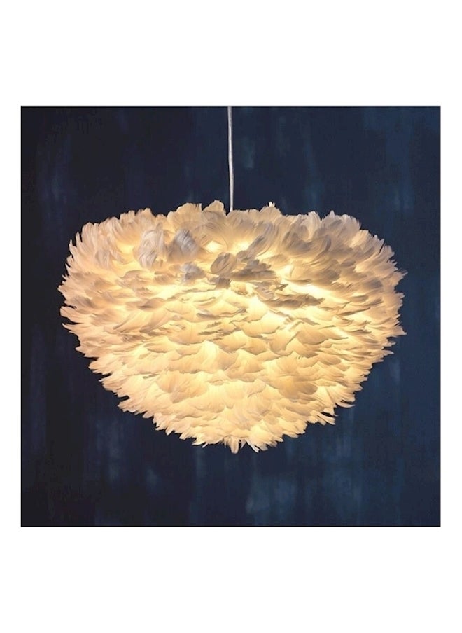 Feather Ceiling Pendant White