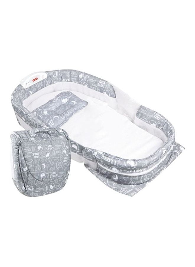 Portable Baby Separate Bed(White)