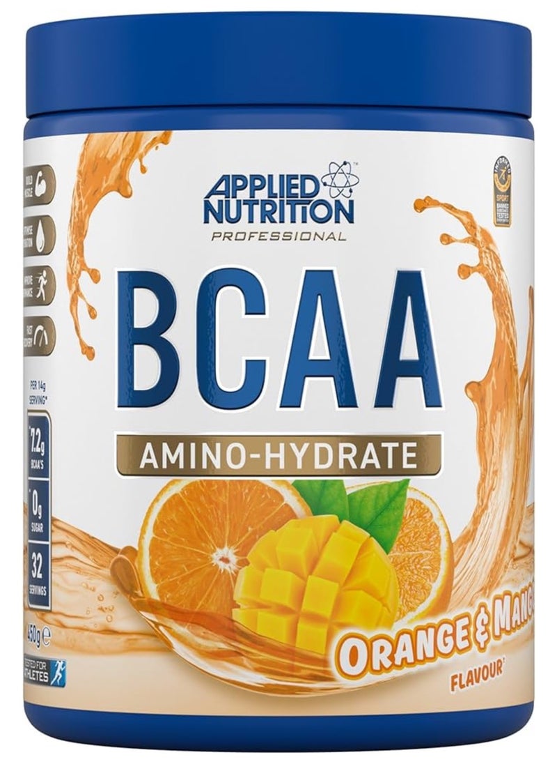 BCAA Amino Hydrate, Orange Mango, 32 Serving, 450g