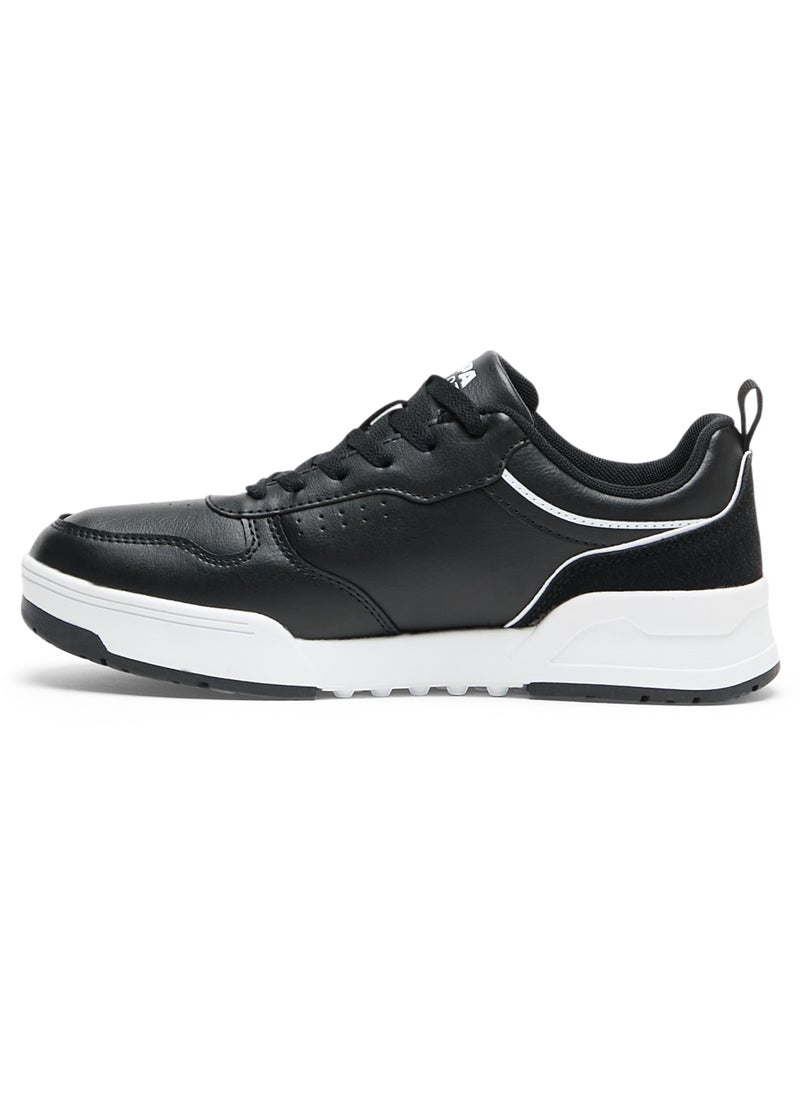 Men's Black Sneakers - Lightweight Modern Design, Comfortable Everyday Casual Shoes