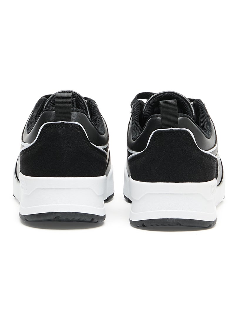 Men's Black Sneakers - Lightweight Modern Design, Comfortable Everyday Casual Shoes