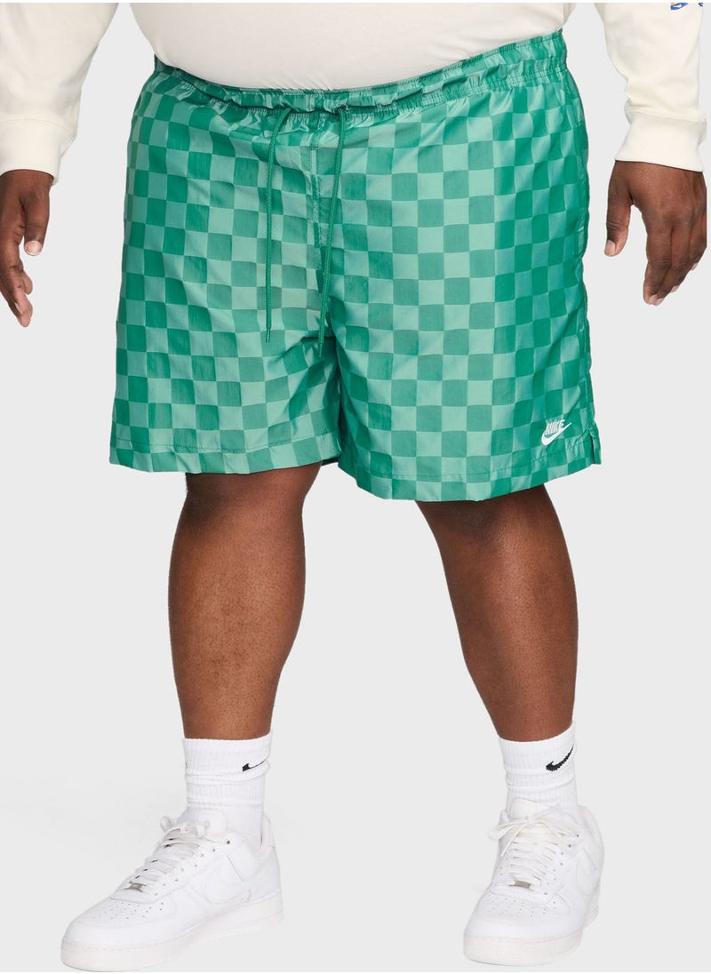 Club Flow Checkers Shorts