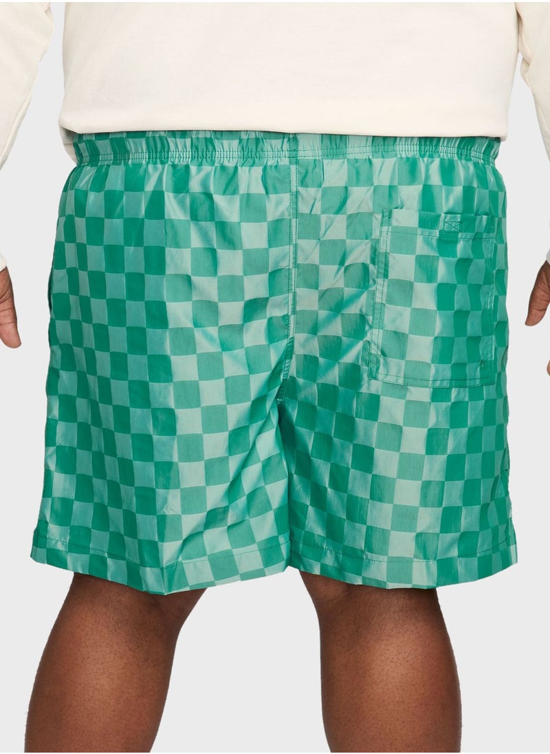 Club Flow Checkers Shorts