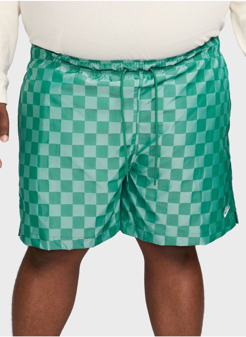 Club Flow Checkers Shorts