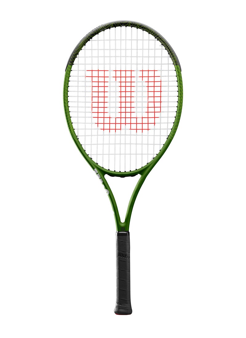 Blade Feel Comp Jr 26 Tennis Racket, 16x19, Junior Beginners - Black/Green