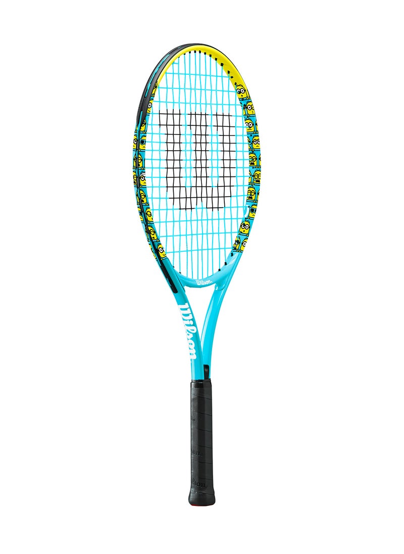 Minions 2.0 Junior 25 Tennis Racket, 16x17, Junior Beginners - Blue/ Yellow