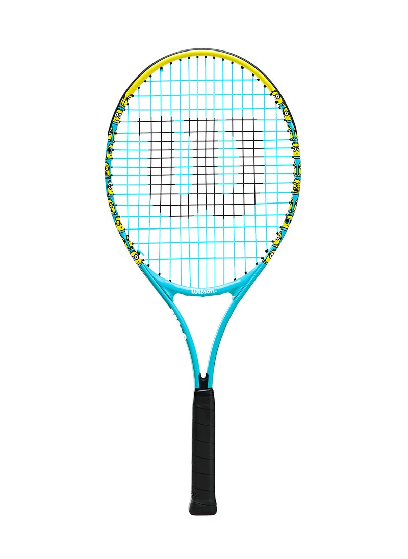 Minions 2.0 Junior 25 Tennis Racket, 16x17, Junior Beginners - Blue/ Yellow