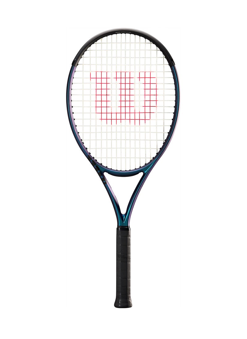 Ultra 108 V4 Tennis Racket, Head 108, 16X19, Adults, Intermediate/ Advanced - Black/ Blue/ Purple