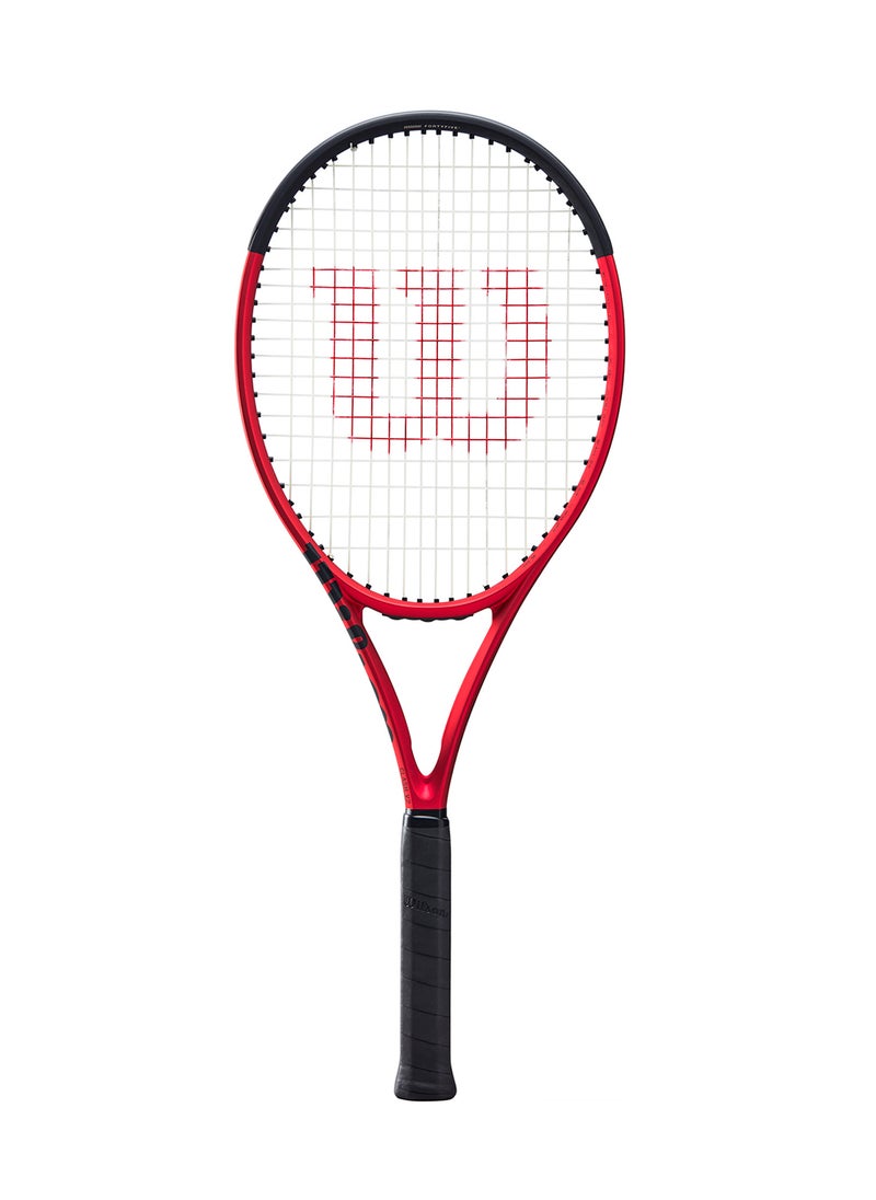 Clash 100Ul V2 Tennis Racket, 16X19, Adults, Intermediate/ Advanced - Red/ Black