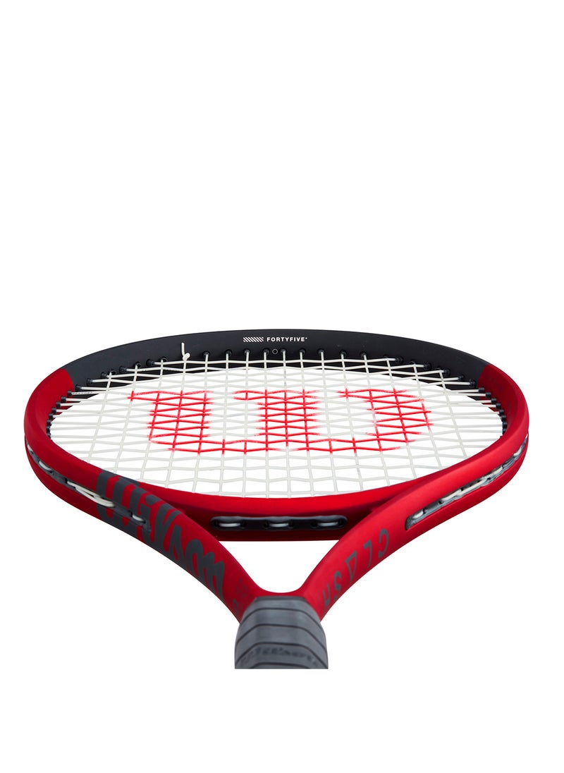 Clash 100Ul V2 Tennis Racket, 16X19, Adults, Intermediate/ Advanced - Red/ Black